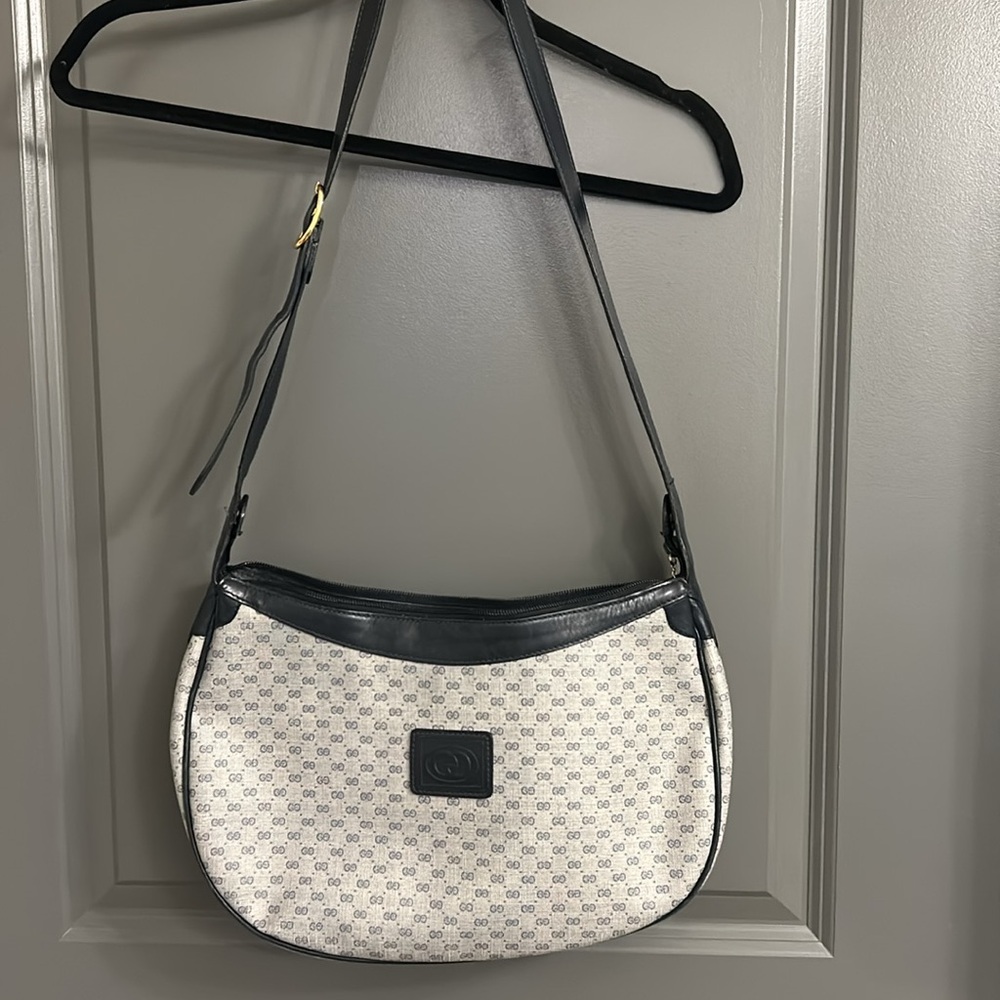 GUCCI Vintage Hobo monogram canvas bag EUC - Picture 12 of 16